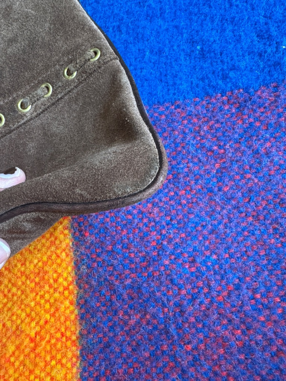 Vintage Y2K coach suede crossbody purse brown - Picture 12 of 12
